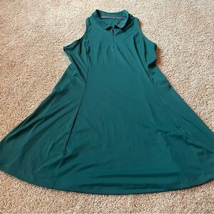 NWOT Baleaf Green A-Line Polo Collar Mini Dress TENNIS GOLF Med